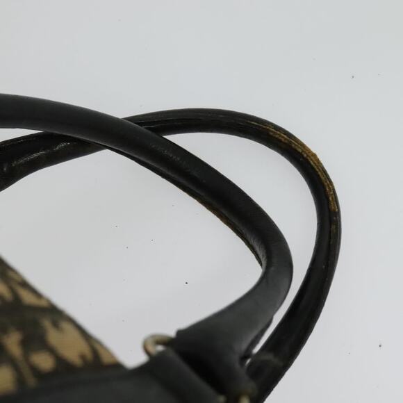 DIOR Trotter Canvas Boston Bag Navy Gold - Picture 8 of 12